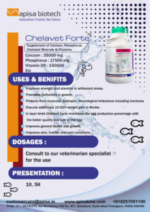 Nhập khẩu phân phối Chelavet Forte từ Ấn Độ